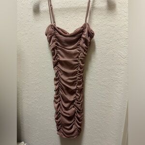 Windsor shimmery champagne bodycon dress